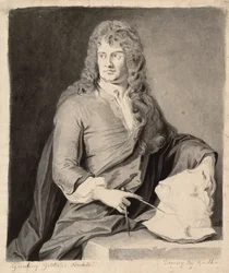 Porträt von Grinling Gibbons (1648-1721)